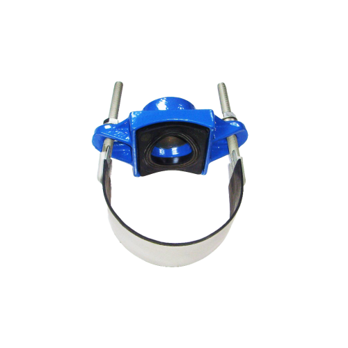 Ductile Iron Saddles with SS Strap