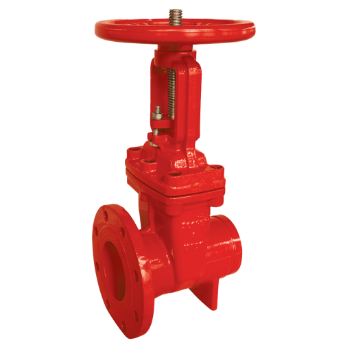 OS&Y Flanged x Grooved End Gate Valve, UL/ULC/FM